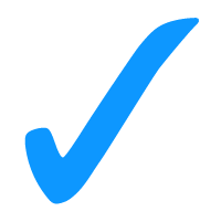Checkmarks blue